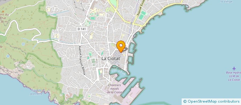 localisation de l'entreprise IVRESSE à LA CIOTAT