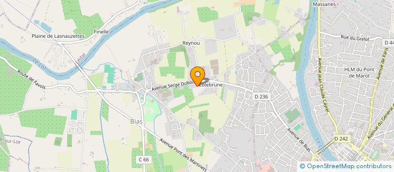 localisation de l'entreprise IVROD  BIAS