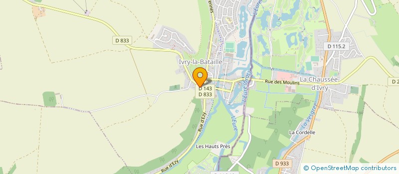 localisation de l'entreprise IVRY AUTOMOBILES NOUVELLE à IVRY-LA-BATAILLE