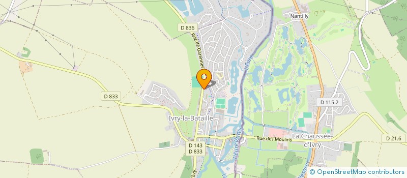 localisation de l'entreprise IVRY SERVICES AUTO à IVRY-LA-BATAILLE