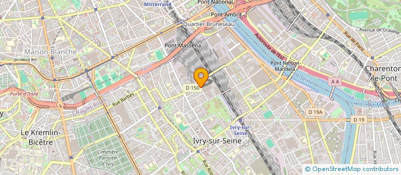 localisation de l'entreprise IVRYMAGE à IVRY-SUR-SEINE