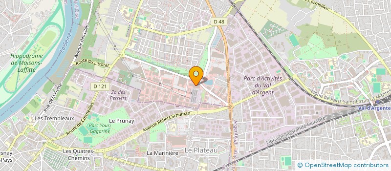 localisation de l'entreprise IVS FRANCE à CORMEILLES-EN-PARISIS