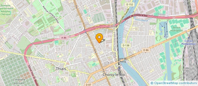 localisation de l'entreprise IVV HOLDING  CHOISY-LE-ROI