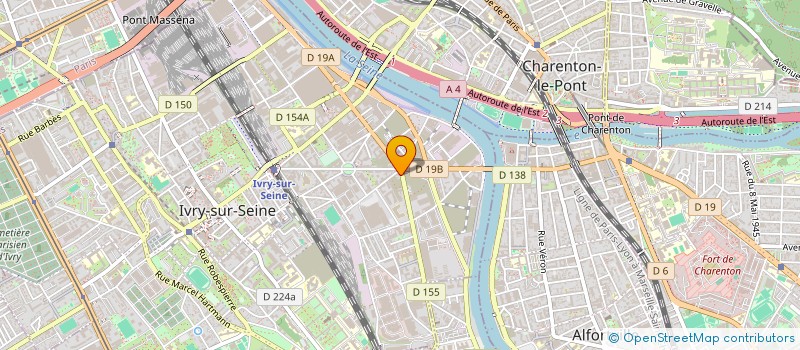 localisation de l'entreprise IVWOOD  IVRY-SUR-SEINE