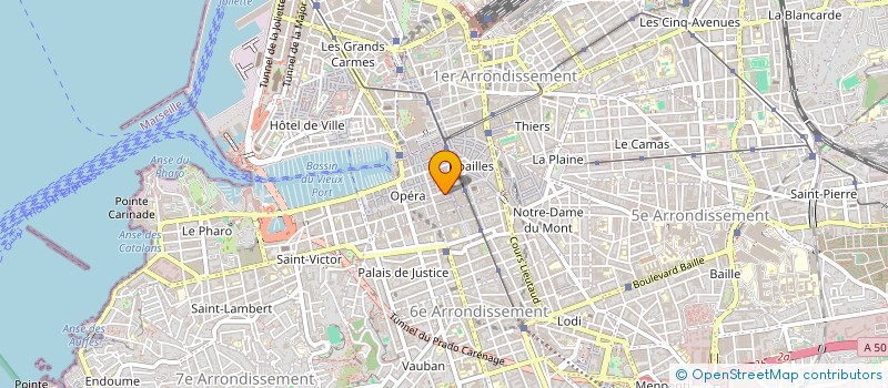 localisation de l'entreprise IW CONSULTING à MARSEILLE