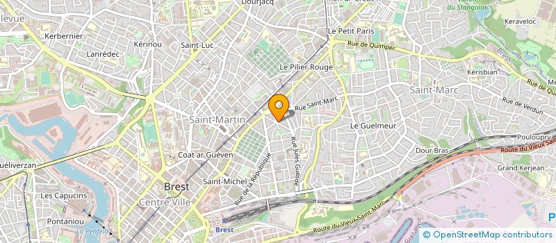 localisation de l'entreprise IWA à BREST