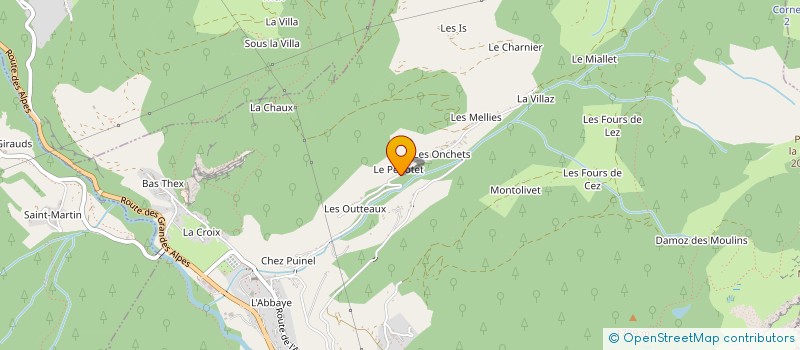 localisation de l'entreprise IWA  SAINT-JEAN-D'AULPS