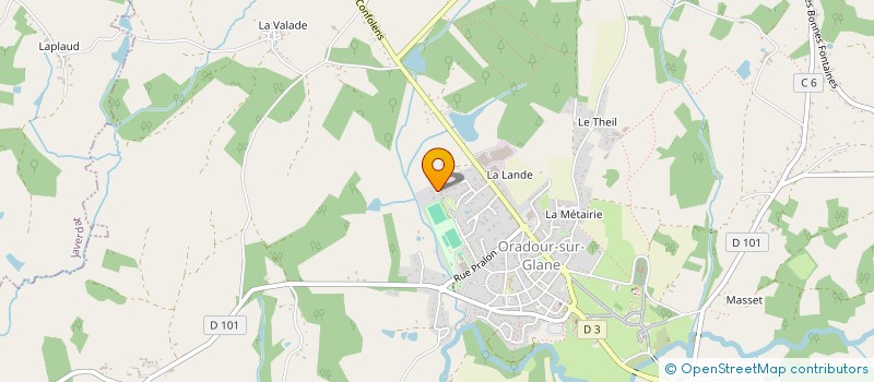 localisation de l'entreprise IWAST à ORADOUR-SUR-GLANE