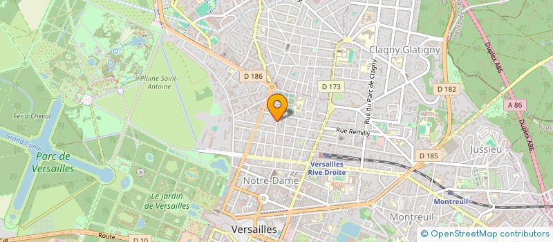 localisation de l'entreprise IWE I ENTREZ EN MOUVEMENT à VERSAILLES