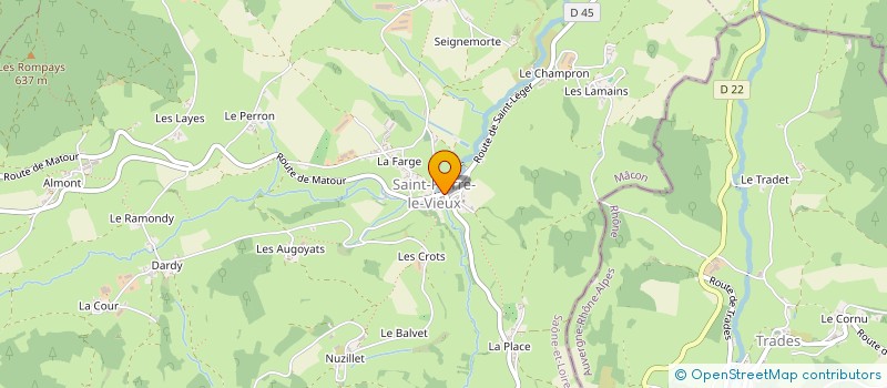 localisation de l'entreprise IWELLCOM PATRIMOINE  SAINT-PIERRE-LE-VIEUX