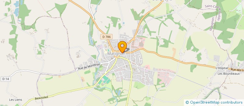 localisation de l'entreprise IWERZHON  MATIGNON