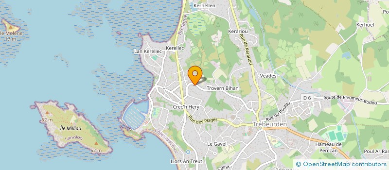 localisation de l'entreprise IWES WAY  TREBEURDEN