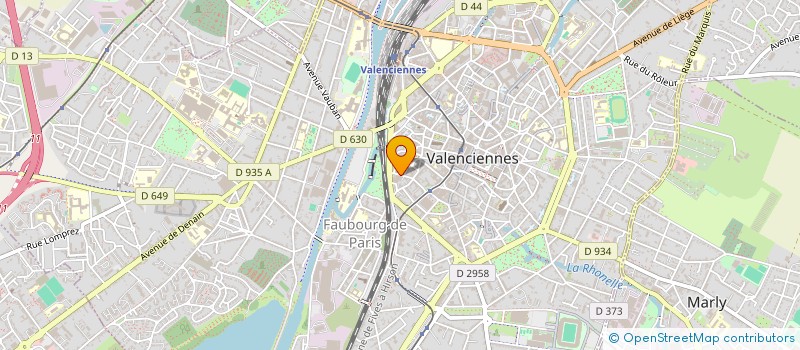 localisation de l'entreprise IWIC  VALENCIENNES