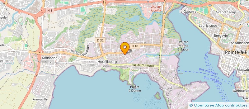 localisation de l'entreprise IWISUN  BAIE-MAHAULT