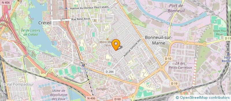 localisation de l'entreprise IWL CONSULTING  BONNEUIL-SUR-MARNE