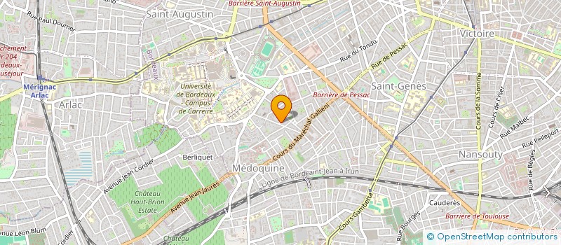 localisation de l'entreprise IWO CREATION à BORDEAUX