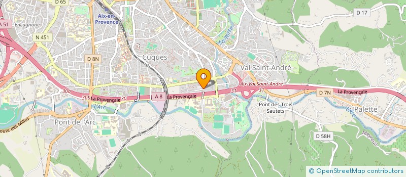localisation de l'entreprise IWOS à AIX-EN-PROVENCE