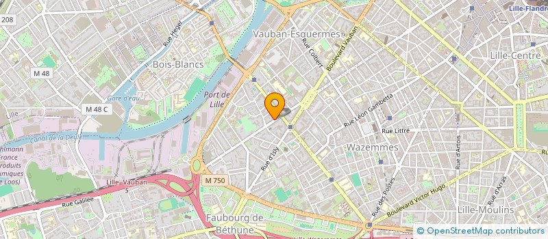 localisation de l'entreprise IWP CONSULTING à LILLE