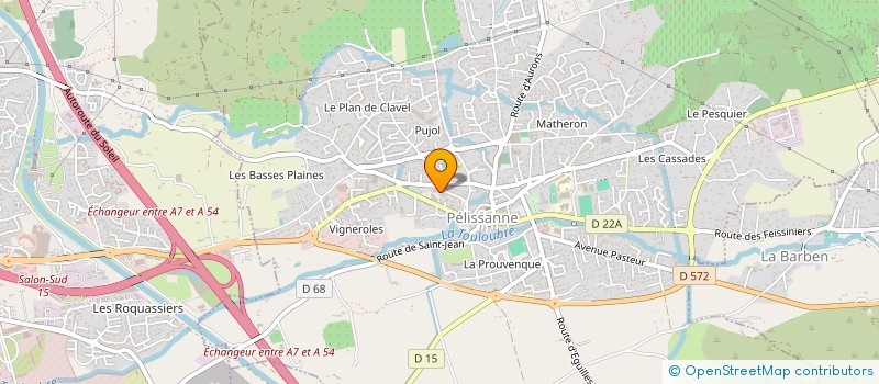 localisation de l'entreprise IXA  PELISSANNE