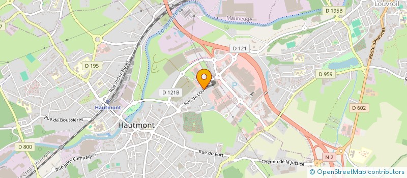 localisation de l'entreprise IXA WIN  HAUTMONT