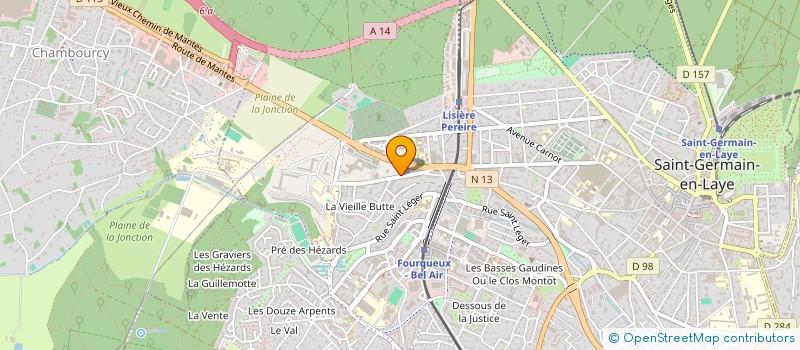 localisation de l'entreprise IXBETA  SAINT-GERMAIN-EN-LAYE