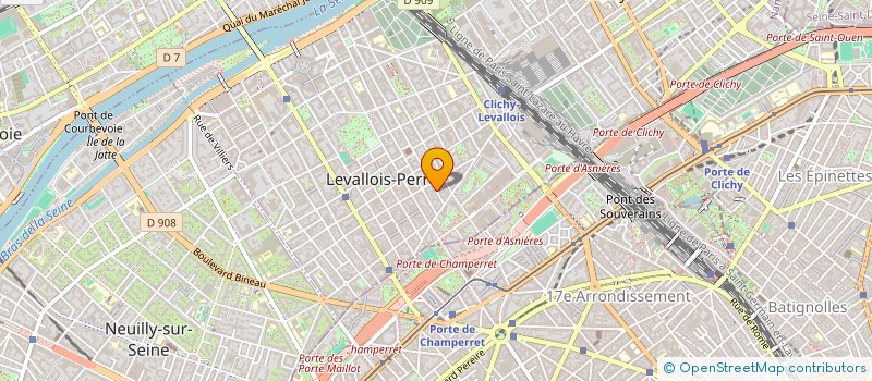 localisation de l'entreprise IXCESS à LEVALLOIS-PERRET