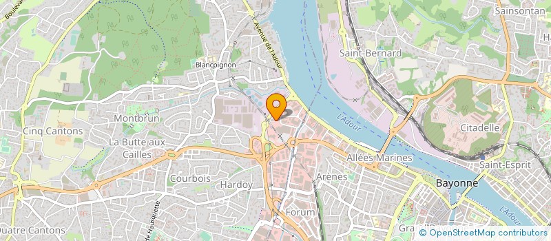 localisation de l'entreprise IXEHO BAYONNE  BAYONNE