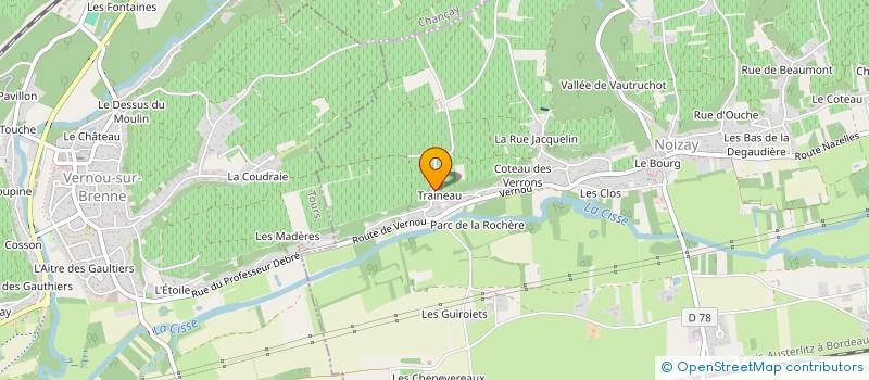 localisation de l'entreprise IXEME  NOIZAY