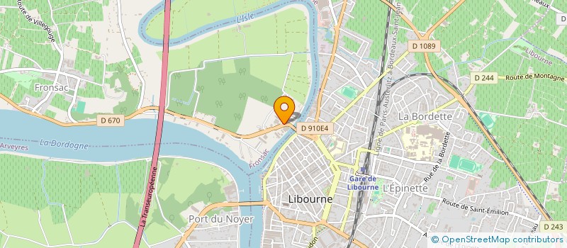 localisation de l'entreprise IXEN PROD JBP  FRONSAC