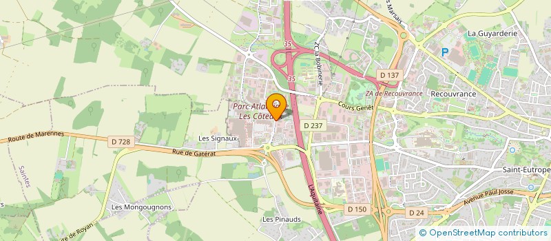 localisation de l'entreprise IXFR SAINTES  SAINTES