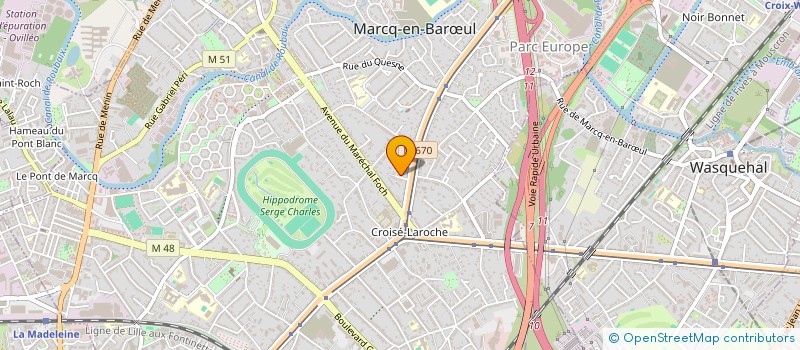 localisation de l'entreprise IXHOLD à MARCQ-EN-BARŒUL