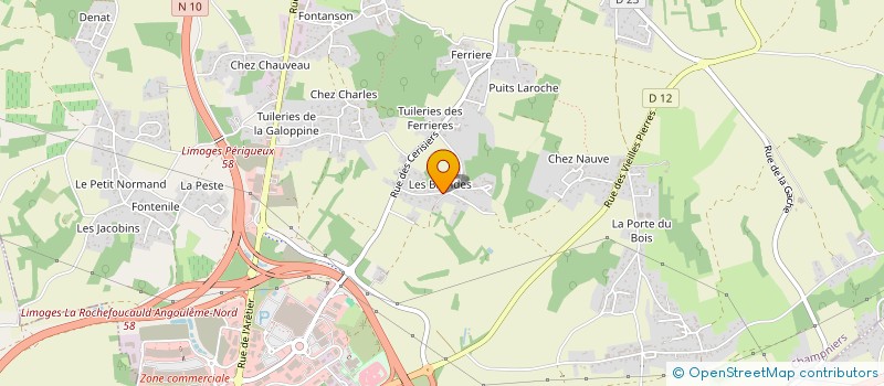 localisation de l'entreprise IXI 16 à CHAMPNIERS