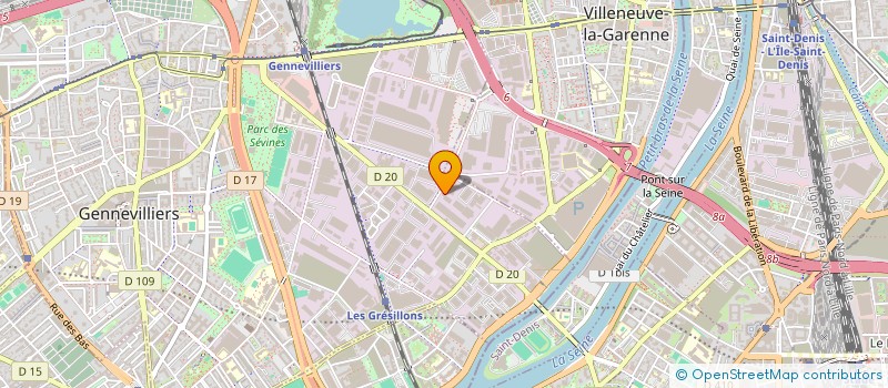 localisation de l'entreprise IXI LIVE à GENNEVILLIERS
