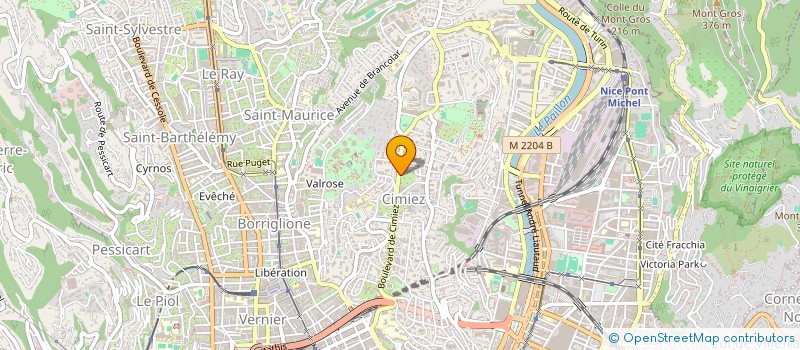 localisation de l'entreprise IXIA à NICE