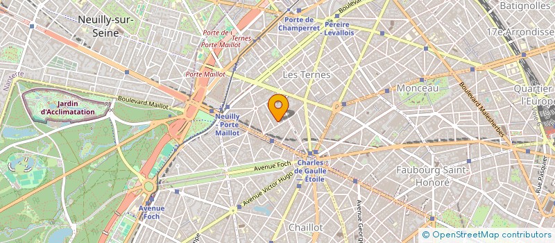 localisation de l'entreprise IXIA  PARIS