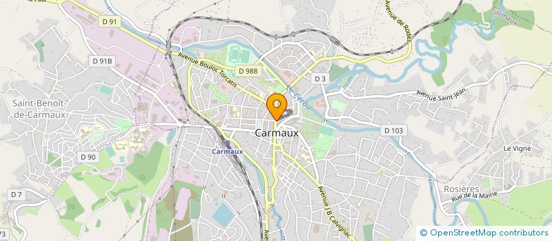 localisation de l'entreprise IXIBE à CARMAUX