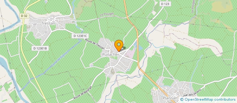 localisation de l'entreprise IXICOM  POUSSAN