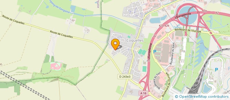 localisation de l'entreprise IXIE  COQUELLES