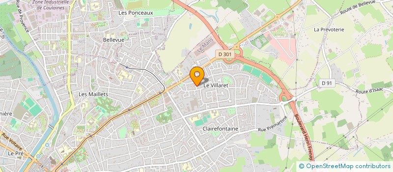 localisation de l'entreprise IXIGREK  LE MANS