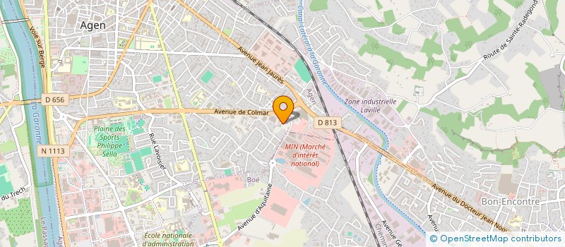 localisation de l'entreprise IXION à AGEN