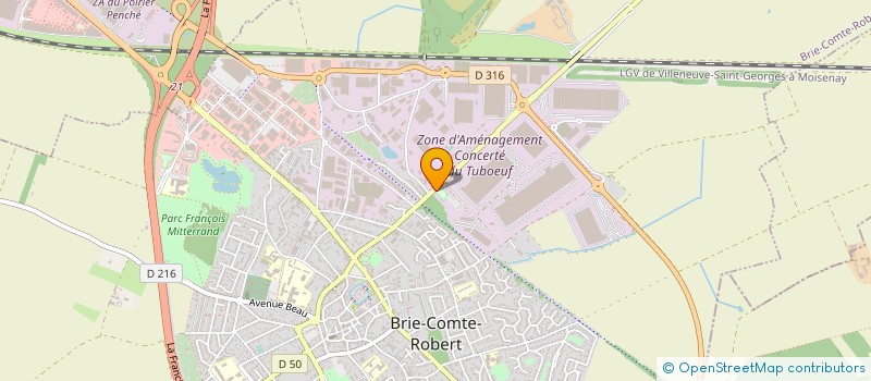 localisation de l'entreprise IXION  BRIE-COMTE-ROBERT