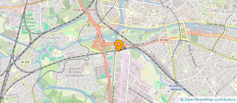 localisation de l'entreprise IXIRPRINT à STRASBOURG