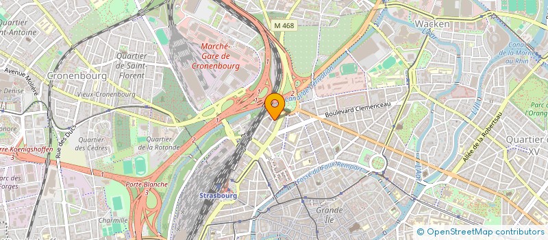 localisation de l'entreprise IXIS COMMUNICATION SBX à STRASBOURG