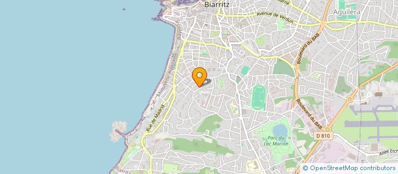 localisation de l'entreprise IXO à BIARRITZ