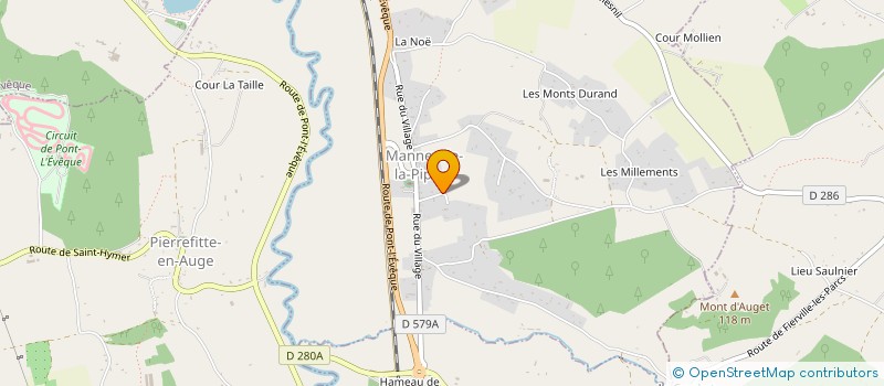 localisation de l'entreprise IXO EVENT  MANNEVILLE-LA-PIPARD