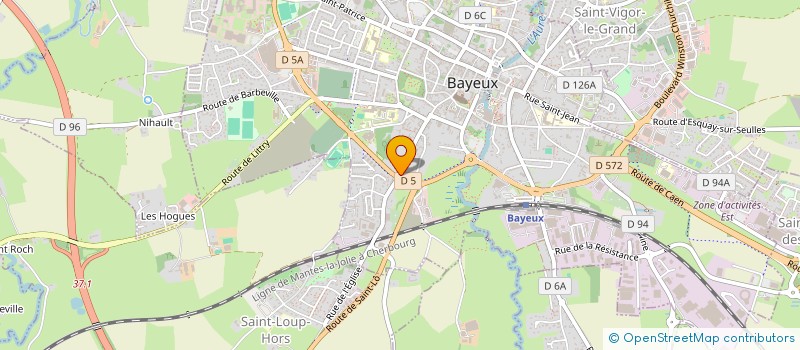 localisation de l'entreprise IXPERIA BUREAU DE CONTROLE à BAYEUX