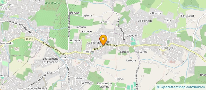 localisation de l'entreprise IXSWIFT  TRESSES