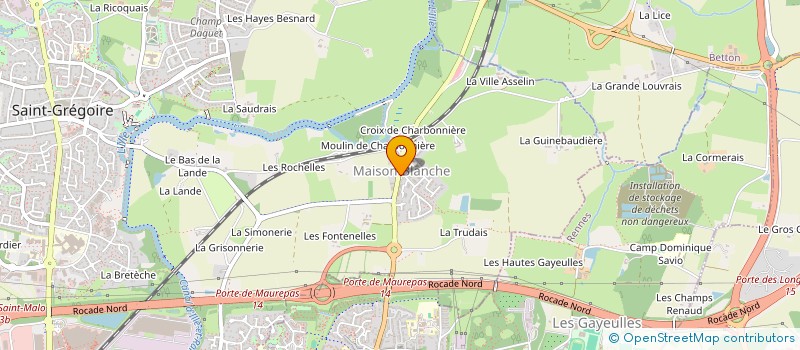 localisation de l'entreprise IXSYS  SAINT-GREGOIRE