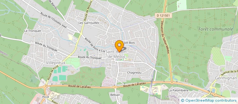 localisation de l'entreprise IXUM ECP  SAINT-AUBIN-DE-MEDOC