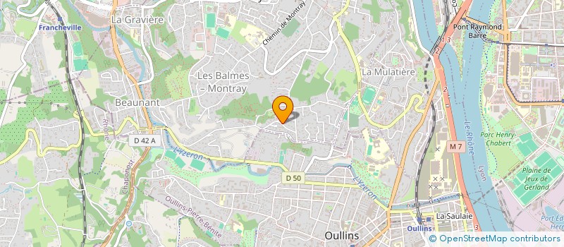 localisation de l'entreprise IXXIS  SAINTE-FOY-LES-LYON